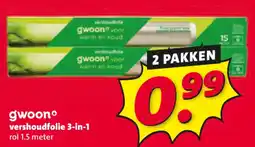 Nettorama gwoon® vershoudfolie 3-in-1 aanbieding
