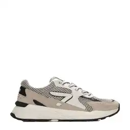 Wehkamp HUB Grid sneakers zwart/ecru/beige aanbieding
