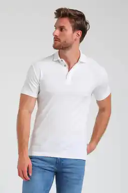 Wehkamp GABBIANO regular polo ecru aanbieding