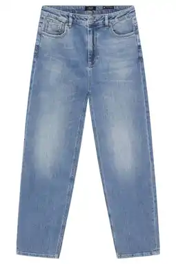 Wehkamp Rellix loose fit jeans baggy jeans medium blue denim aanbieding