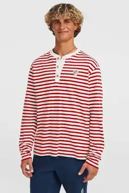 Wehkamp O'Neill T-shirt rood/wit aanbieding