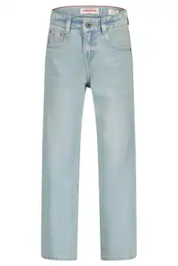 Wehkamp Vingino Gino loose fit jeans light blue denim aanbieding