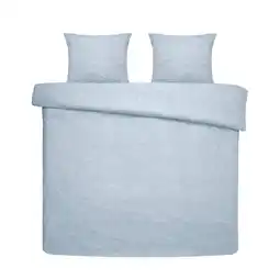 Wehkamp Damai katoenen dekbedovertrek lits-jumeaux blauw (240x220 cm) aanbieding
