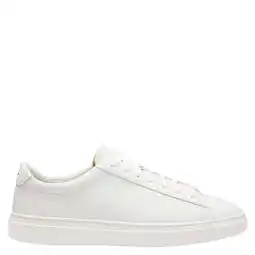 Wehkamp BOSS Kieran leren sneakers wit aanbieding