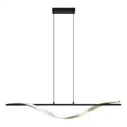 Wehkamp EGLO Conaprato Hanglamp - LED - Zwart, Goud, Wit aanbieding