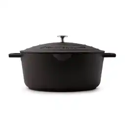 Wehkamp MasterClass ovalen gietaluminium braadpan (Ø40x27,5 cm) (6L) (lichtgewicht) - zwart aanbieding