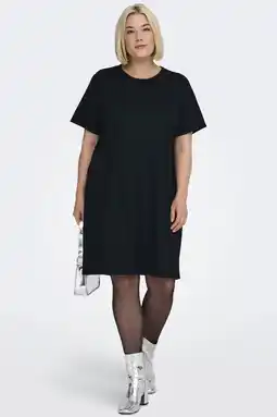 Wehkamp ONLY CARMAKOMA jurk zwart aanbieding