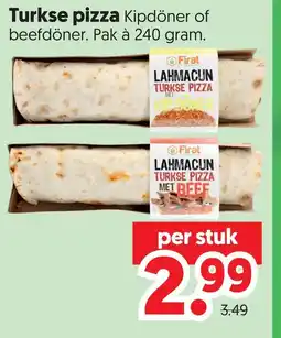 Dekamarkt Turkse pizza aanbieding
