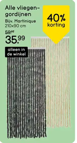 Leen Bakker Alle Vliegengordijnen aanbieding