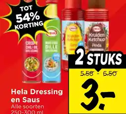 Vomar Voordeelmarkt Hela Dressing en Saus aanbieding