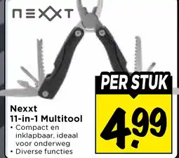 Vomar Voordeelmarkt Nexxt 11-in-1 Multitool • aanbieding