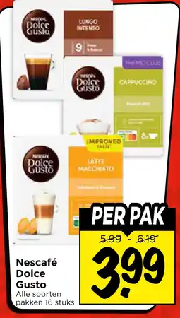 Vomar Voordeelmarkt Nescafé Dolce Gusto aanbieding