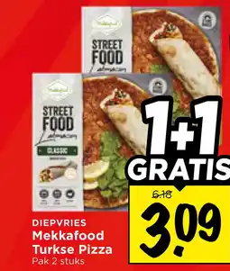 Vomar Voordeelmarkt DIEPVRIES Mekkafood Turkse Pizza aanbieding