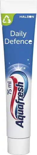 Dirk Aquafresh Tandpasta daily defence aanbieding