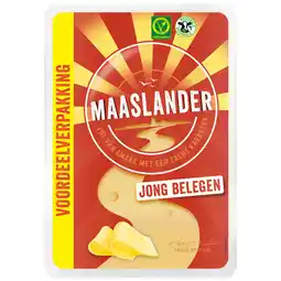 Jumbo Maaslander 50+ Jong Belegen Plak Voordeelpak 215 g aanbieding