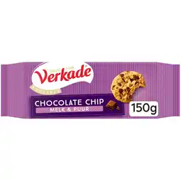 Jumbo Verkade Specials Chocolate Chip Melk & Puur 150 g aanbieding
