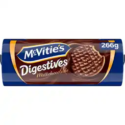 Jumbo McVitie's Digestives Melkchocolade Tarwebiscuit met Melkchocolade 266 g aanbieding