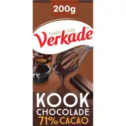Jumbo Verkade Kookchocolade 200 g aanbieding