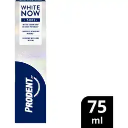 Jumbo Prodent White Now 3 In 1 Original 75 ML aanbieding