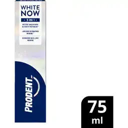 Jumbo Prodent White Now 3 In 1 Original 75 ML aanbieding