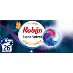 Jumbo Robijn Wasmiddel Capsules Black Velvet 26 Wasbeurten aanbieding