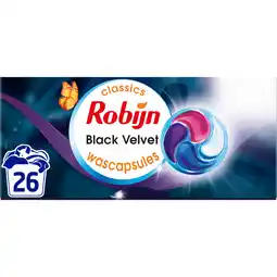 Jumbo Robijn Wasmiddel Capsules Black Velvet 26 Wasbeurten aanbieding