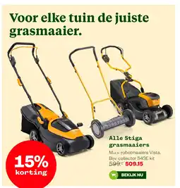 Welkoop Alle Stiga grasmaaiers aanbieding