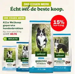 Welkoop Alle Welkoop geperste hondenbrokken aanbieding