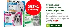 Welkoop Frontline vlooien- en tekenpipetten aanbieding