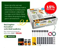 Welkoop Gallagher huisdier schrikdraadkits aanbieding