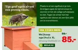 Welkoop Welkoop egelhuis XL aanbieding