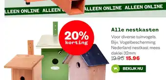 Welkoop Alle nestkasten aanbieding