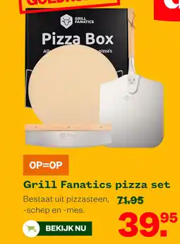 Welkoop Grill Fanatics pizza set aanbieding