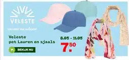 Welkoop Veleste pet Lauren en sjaals aanbieding