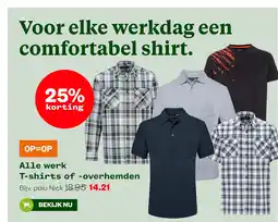 Welkoop Alle werk T-shirts of -overhemden aanbieding