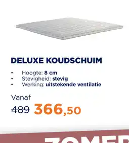 TotaalBED Topmatras Deluxe | koudschuim aanbieding