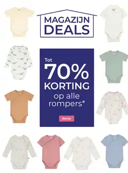 Prenatal op alle rompers aanbieding