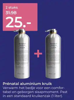 Prenatal Prénatal aluminium kruik aanbieding