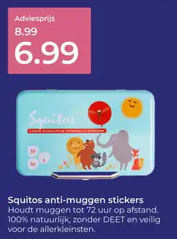 Prenatal Squitos anti-muggen stickers aanbieding