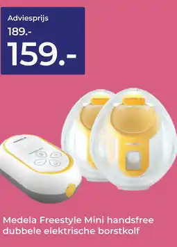 Prenatal Medela Freestyle Mini handsfree dubbele elektrische borstkolf aanbieding