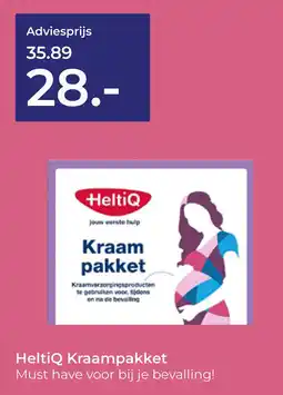 Prenatal HeltiQ Kraampakket aanbieding