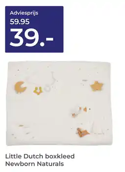 Prenatal Little Dutch boxkleed Newborn Naturals aanbieding