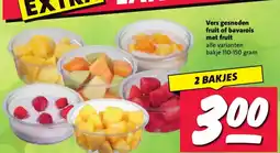 Nettorama Vers gesneden fruit of bavarois met fruit aanbieding