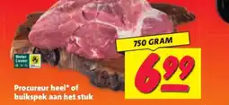 Nettorama Procureur heel of buikspek aan het stuk aanbieding