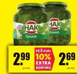 Nettorama HAK Spinaale aanbieding