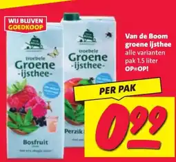 Nettorama Van de Boom groene ijsthee aanbieding