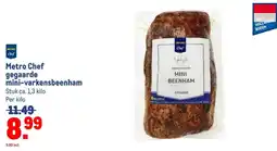 Makro Metro Chef gegaarde mini-varkensbeenham aanbieding