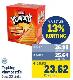 Makro Topking vlamtosti's aanbieding