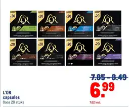 Makro L'OR capsules aanbieding