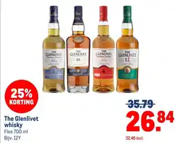 Makro The Glenlivet whisky aanbieding